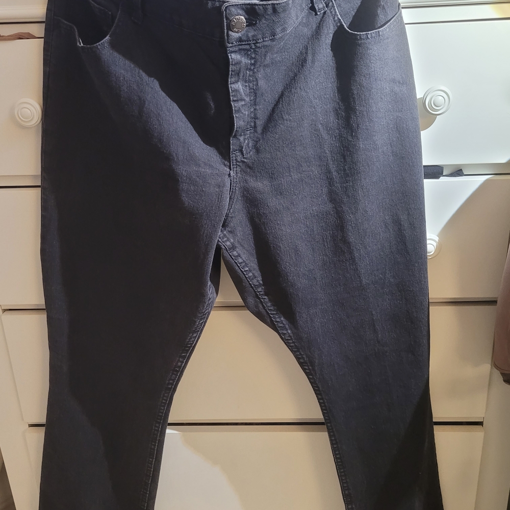 Plus Size Lee Skinny Charcoal Jeans Soft Denim Everyday Wear‎